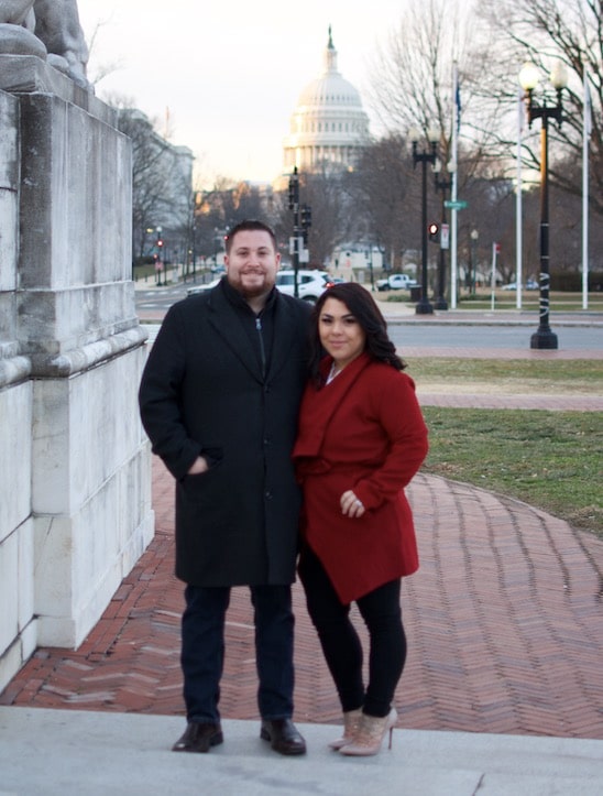josh and wife in dc