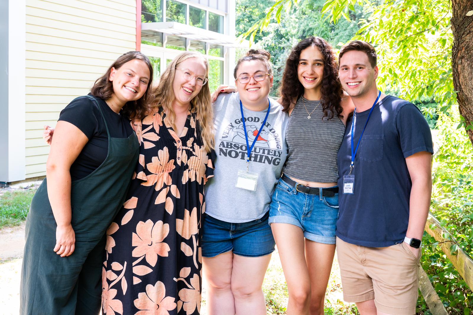 Miriam and friends at the Beyond the Tent retreat.