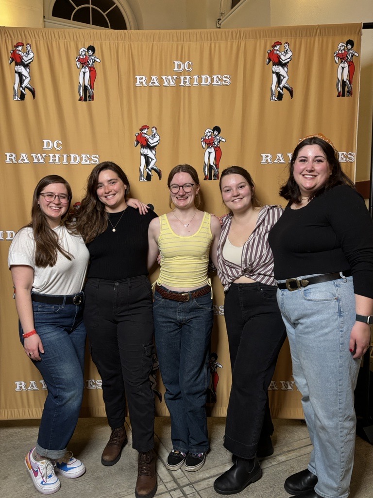 Hally with friends at a DC Rawhides event.