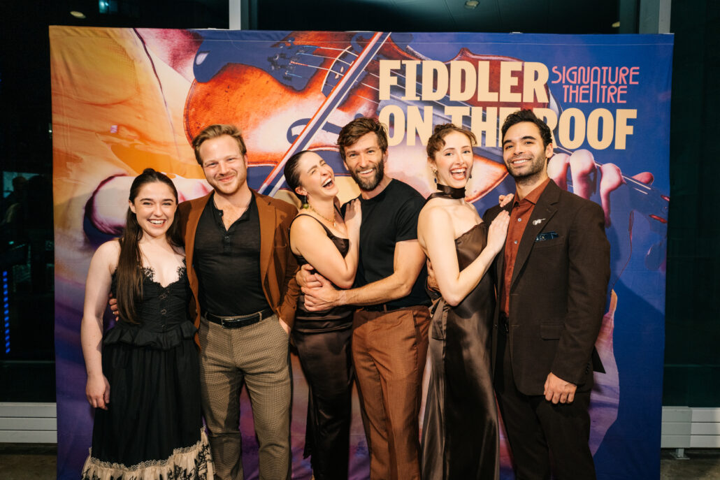 Jake and the cast of Fiddler.