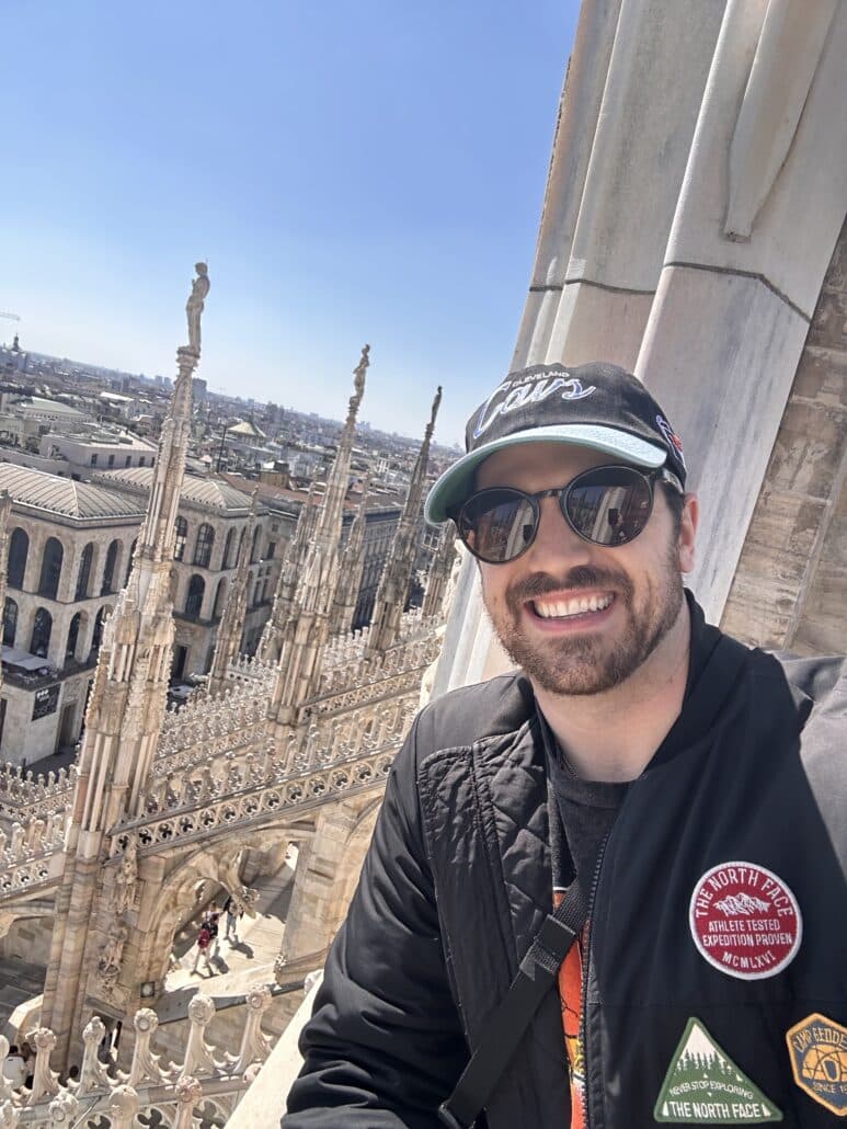 Jake at the Alhambra.