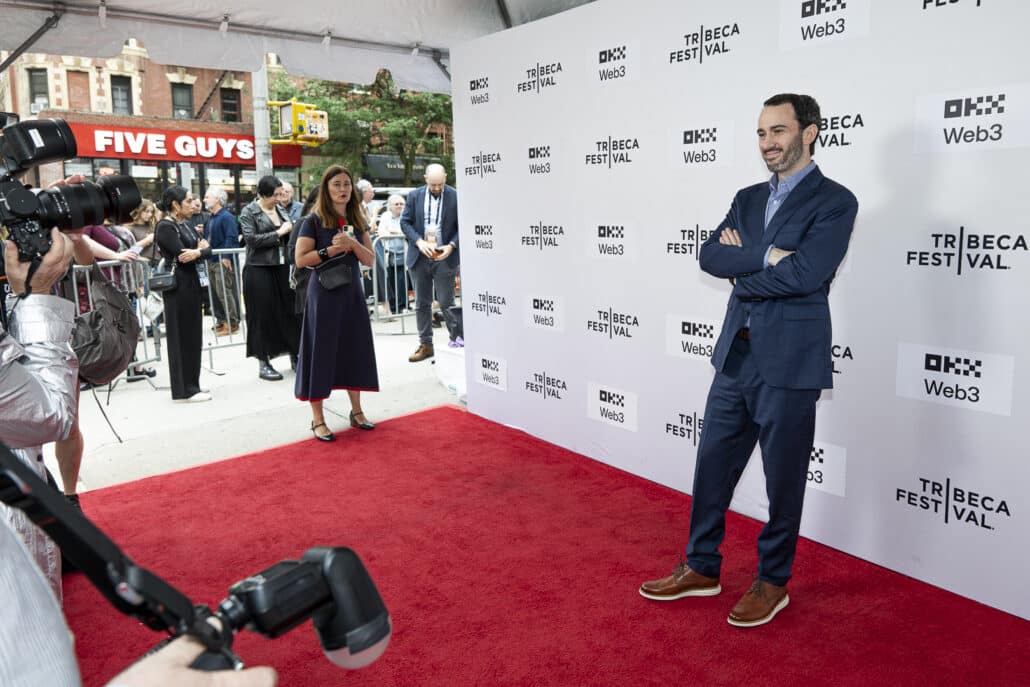 Brandon at the Tribeca Film Festival.