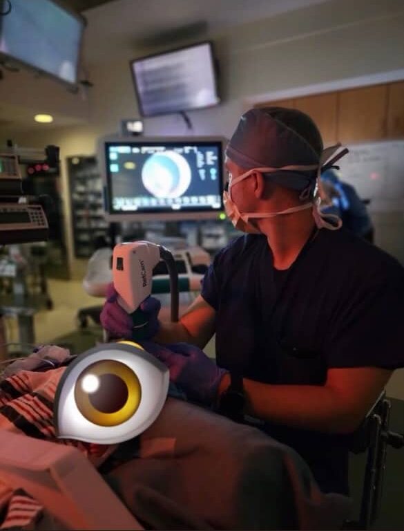 Ethan doing surgery.