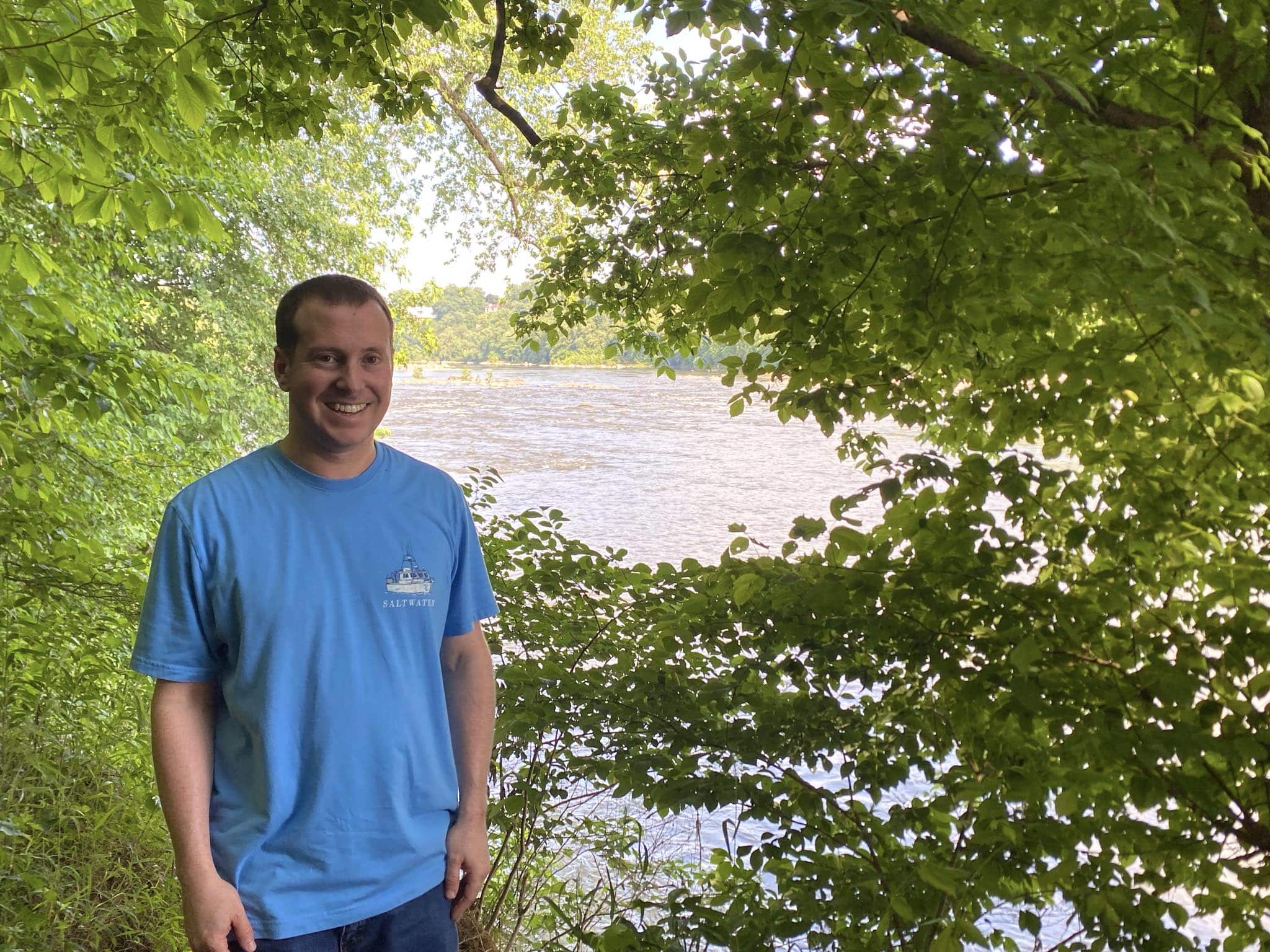 Steve in the woods.