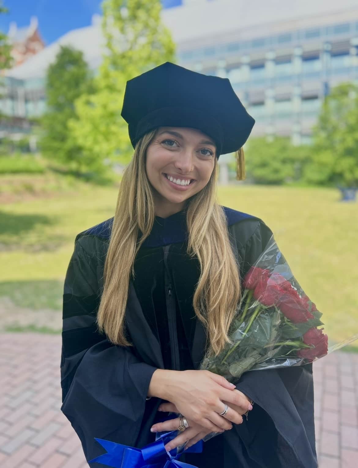 Mia at her graduation