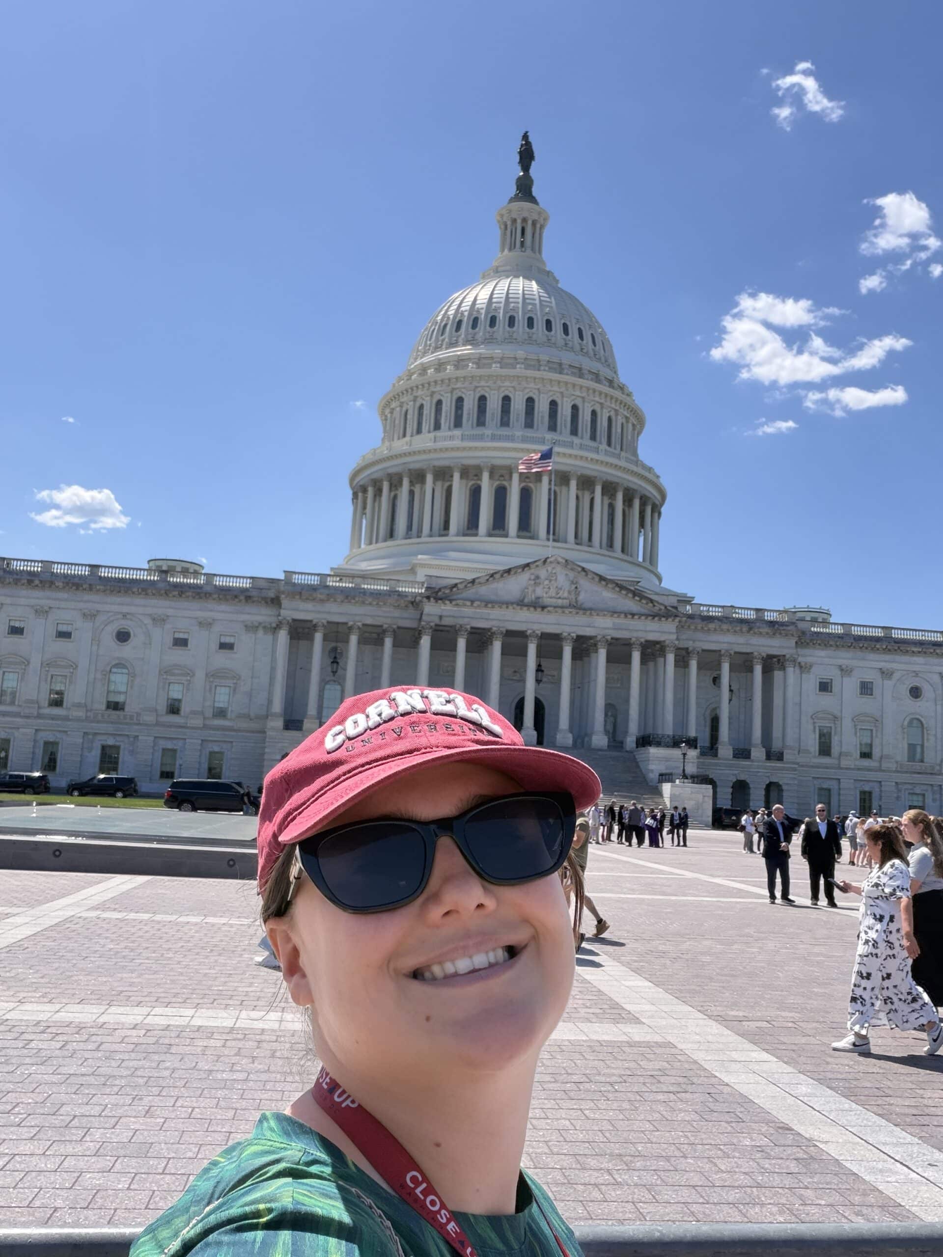 A selfie at the Capitol.
