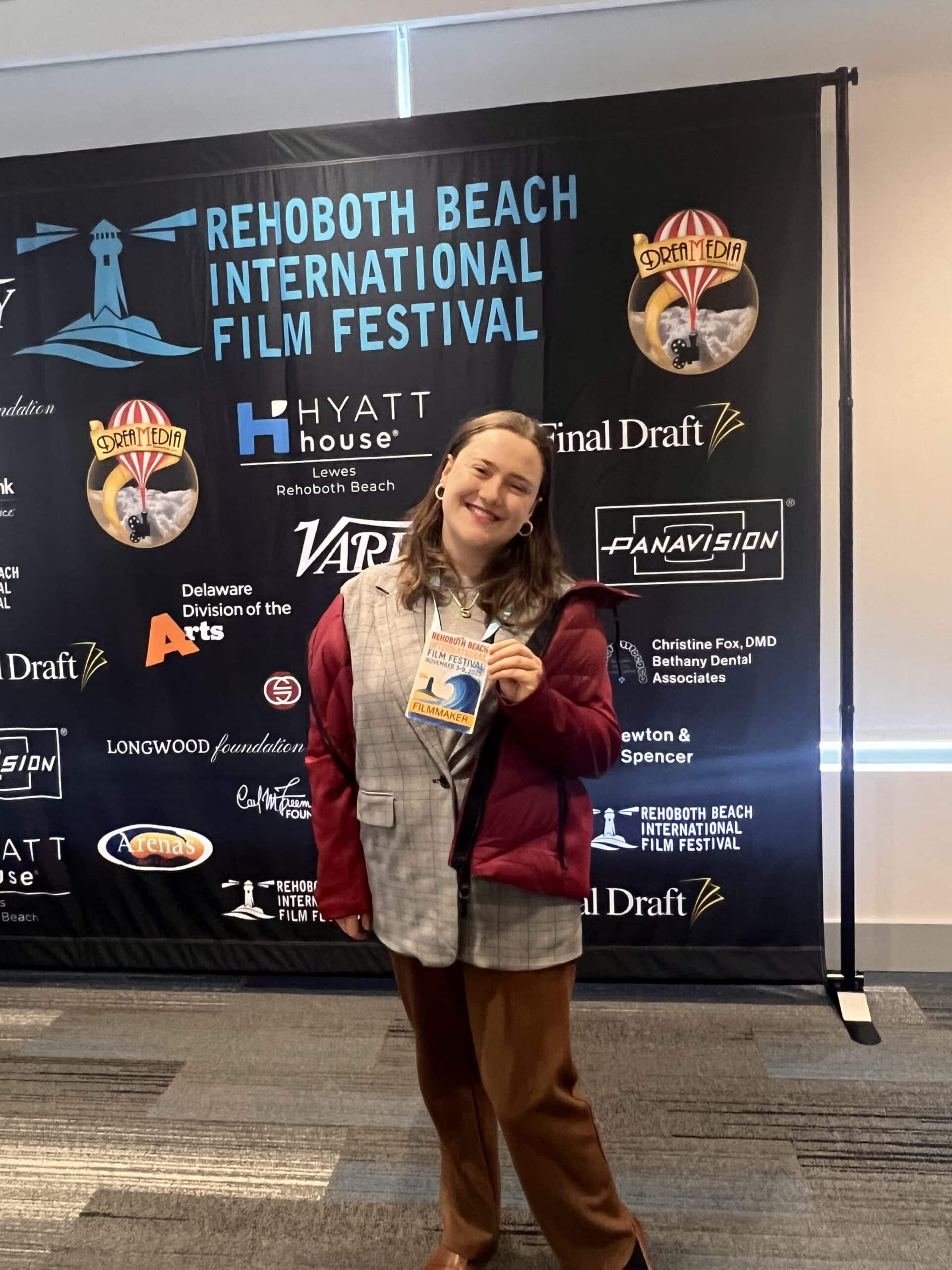 Samantha at a film festival.