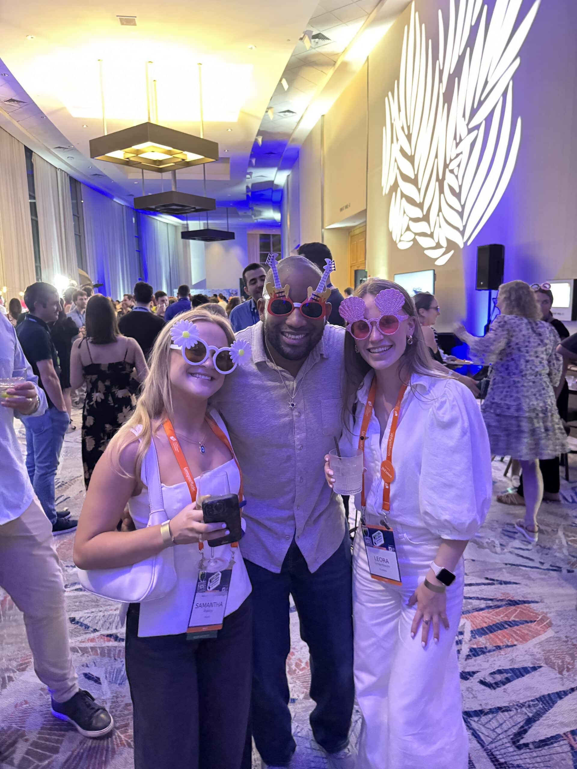 Eric and friends out at an event.