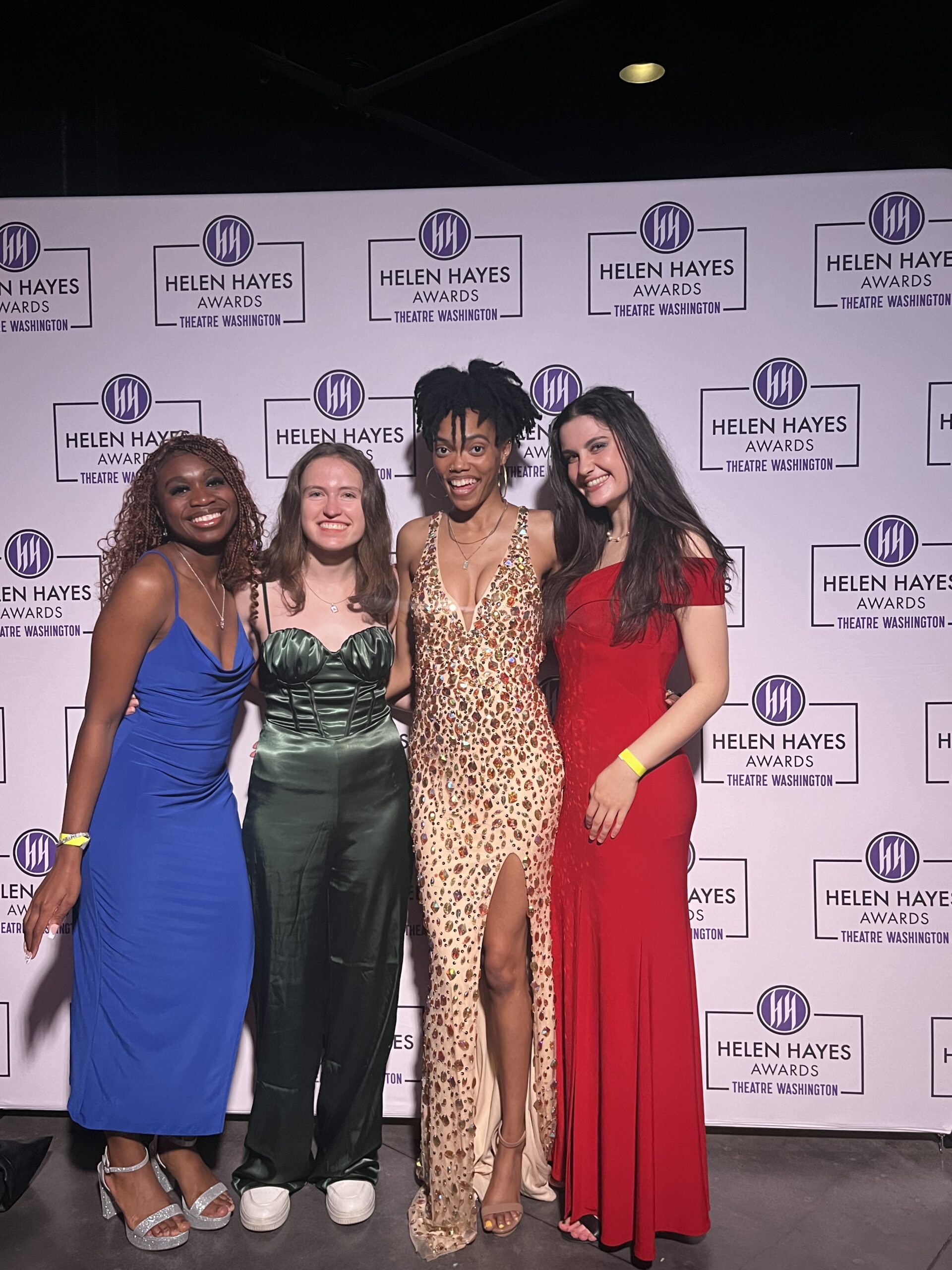 Aimee and friends at the Helen Hayes Awards.