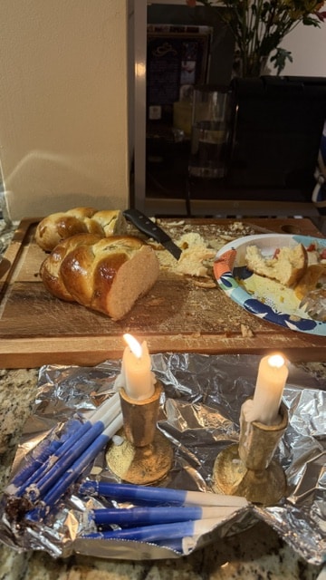 Reagan's challah.