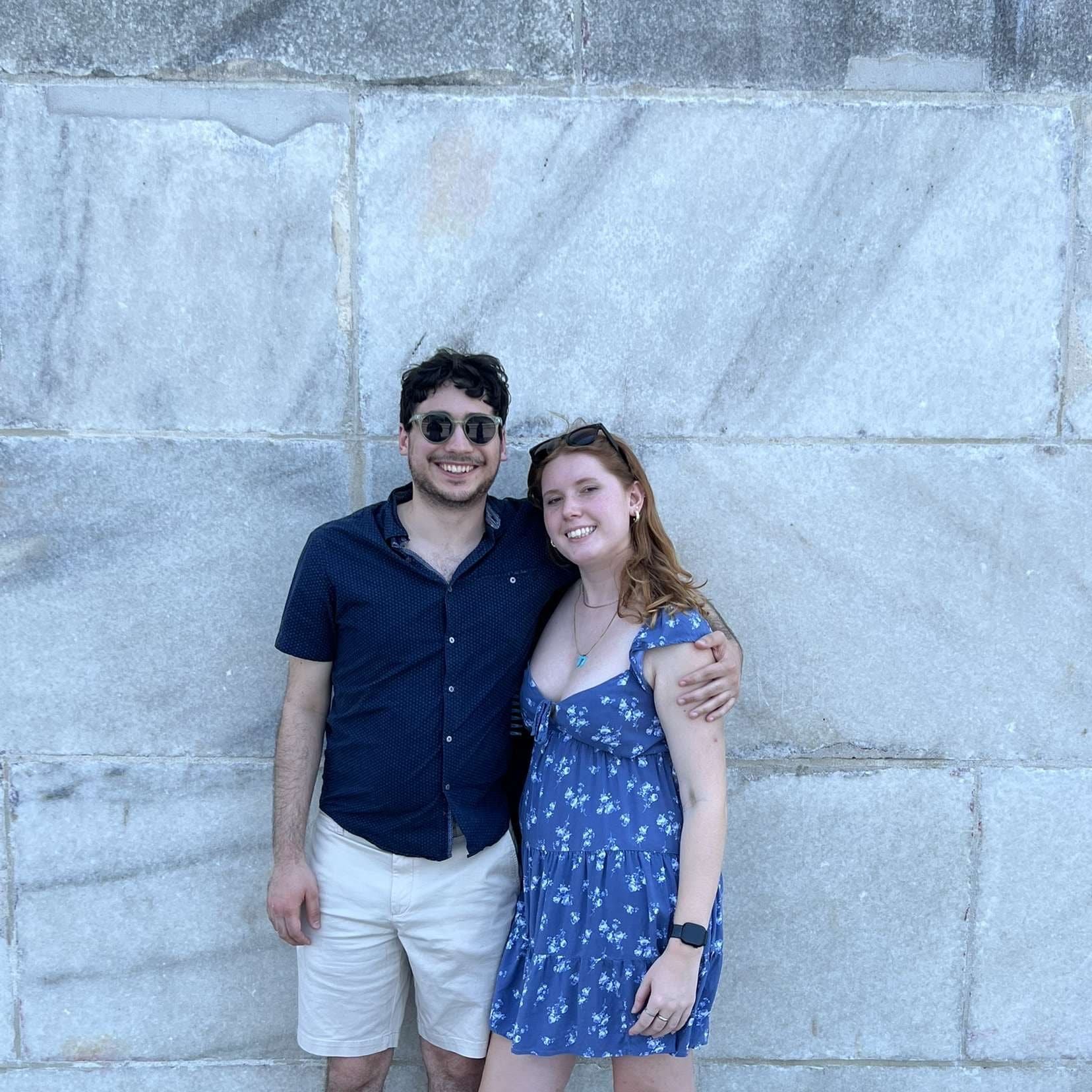 Sam and his girlfriend.