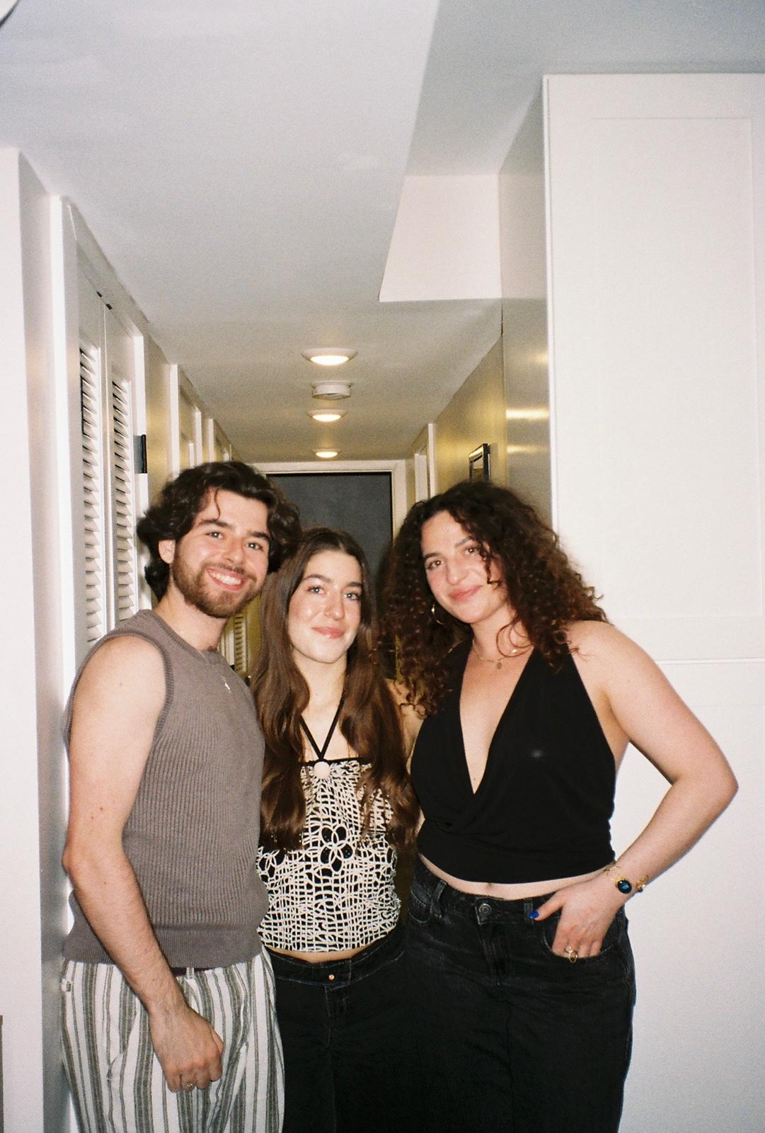 Rachel and friends on a night out.